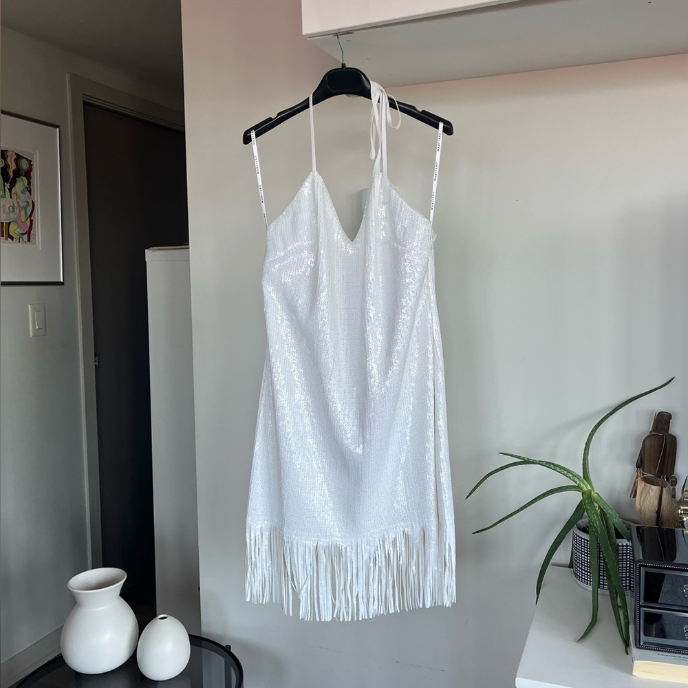 Marciano Elegant White Formal
Evening Wedding Guest Party Dress New Sz M - Picture 3 of 16
